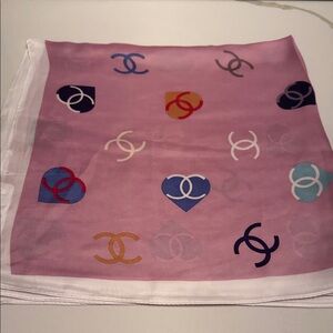 ✅ PRICE IS FIRM ✅ FASHION Pink Patterned Women's Scarf